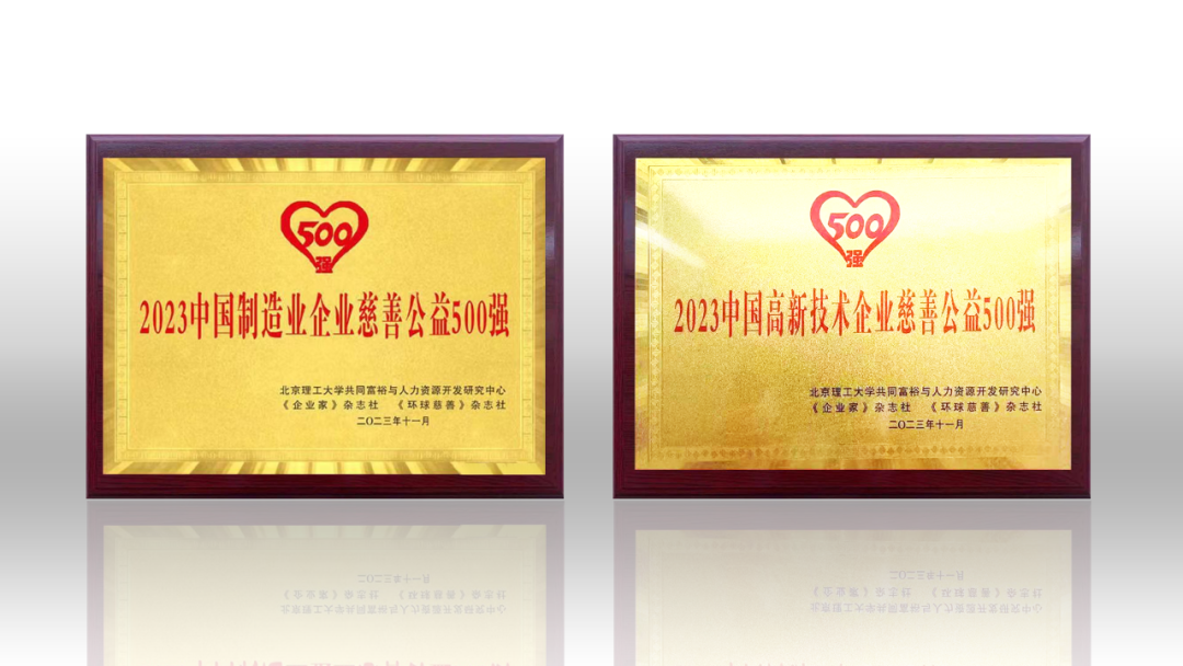 2023中国企业慈善公益500强发布 金年金字招牌荣登两项榜单