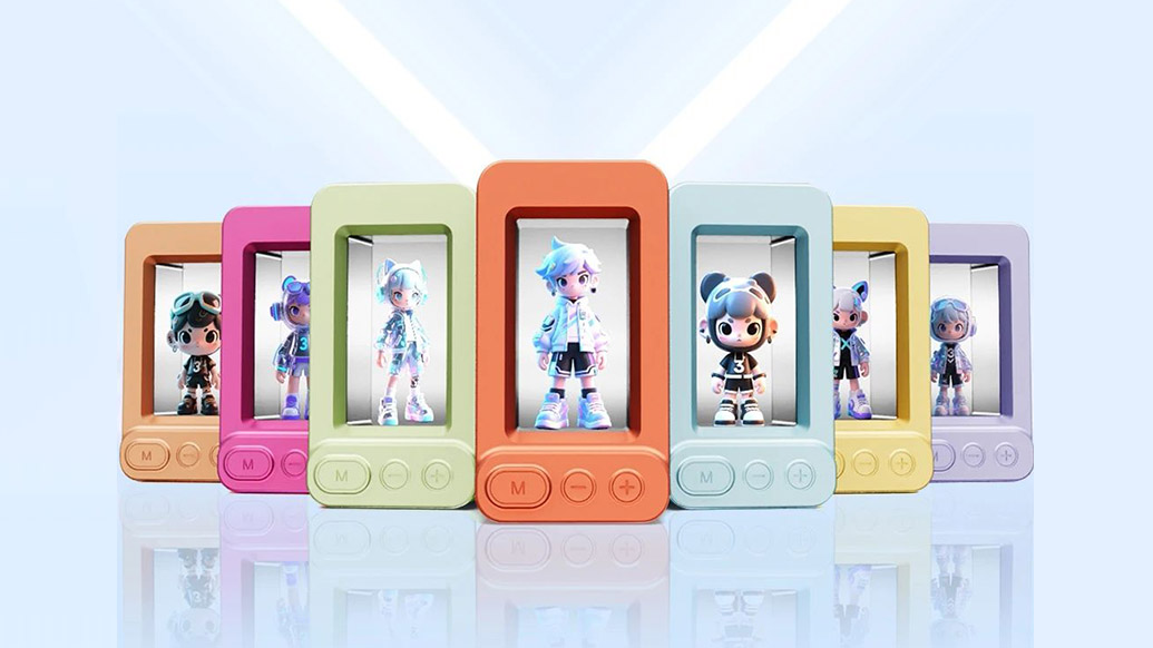 一图读懂金年金字招牌Mini AI全息玩具