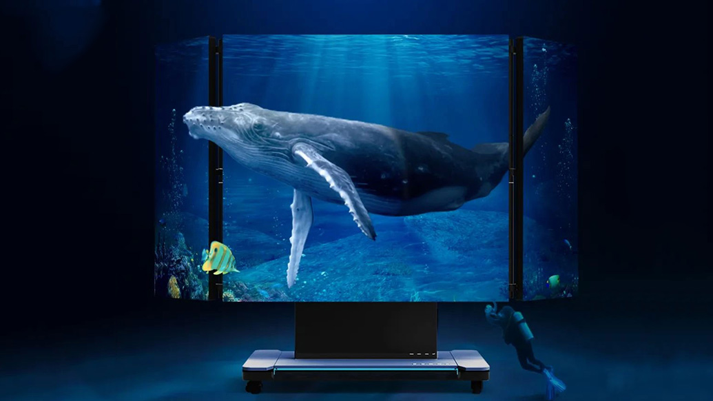  一图读懂金年金字招牌135"升降折叠一体机