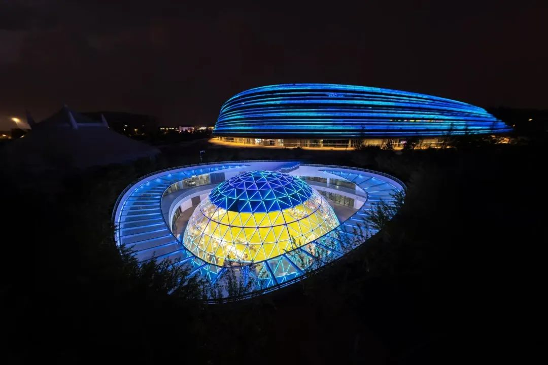 全球首个，正式启用！金年金字招牌LED炫彩点亮“熊猫眼”